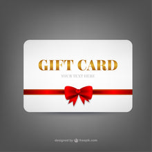 Load image into Gallery viewer, Gift Cards - $10 - $80